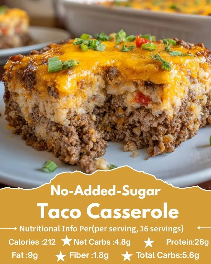 No-Added-Sugar Taco Casserole