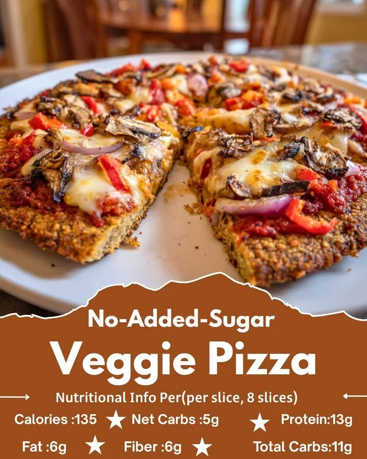 No-Added-Sugar Veggie Pizza