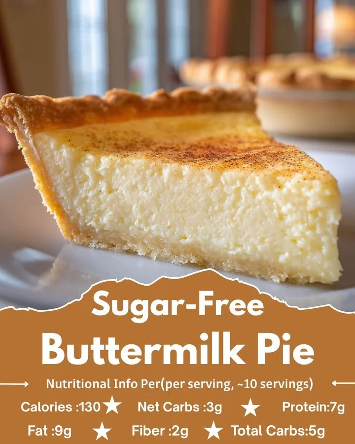 Sugar-Free Buttermilk Pie