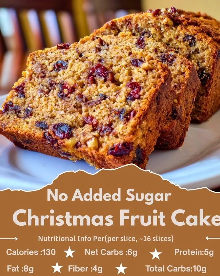 Sugar-Free Christmas Fruit Cake