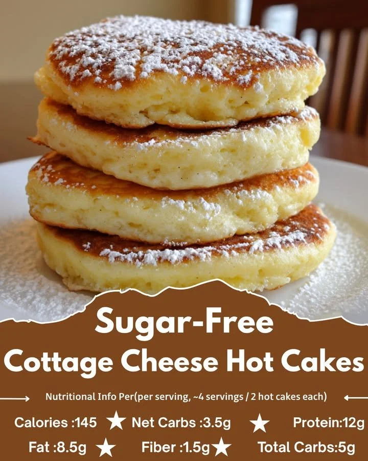 Sugar-Free Cottage Cheese Hot Cakes