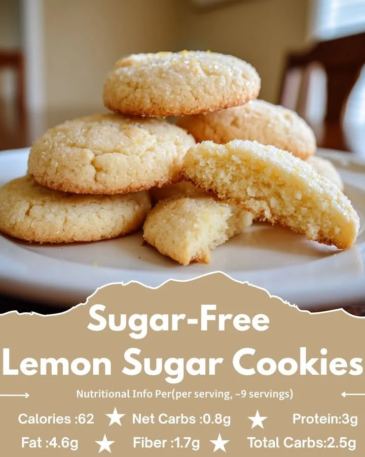 Sugar-Free Grandpa Little’s Lemon Sugar Cookies