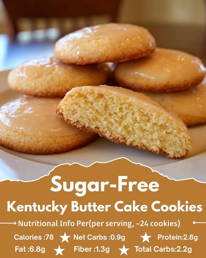 Sugar-Free Kentucky Butter Cake Cookies