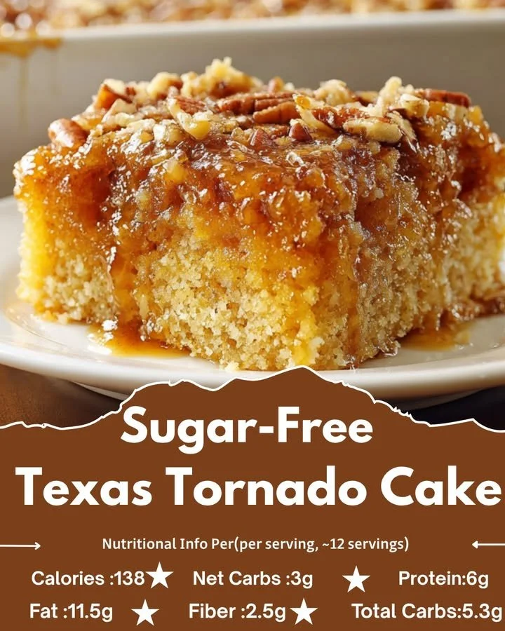 Sugar-Free Texas Tornado Cake