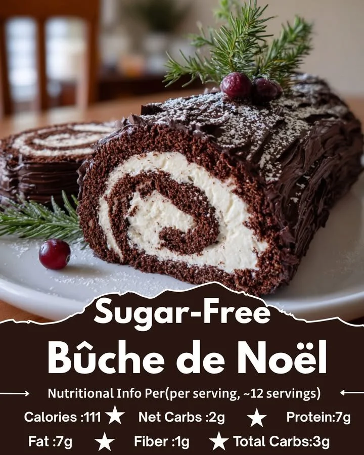Sugar-Free Yule Log